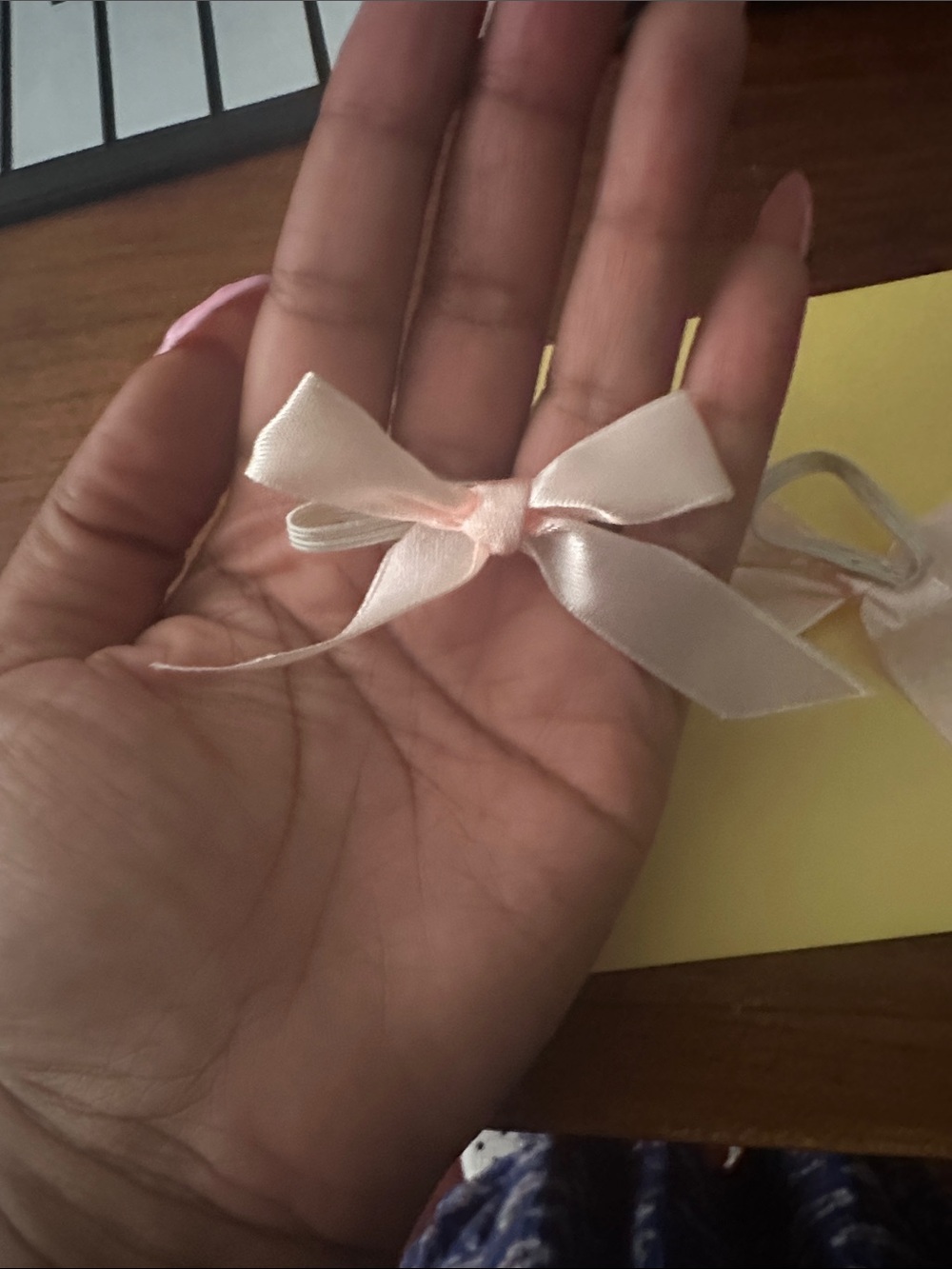 Build-A-Bear Pink Satin Bow Hair Accessory - Picture 3 of 4
